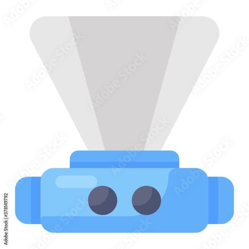 
An exhaust called kitchen hood, editable flat vector 
