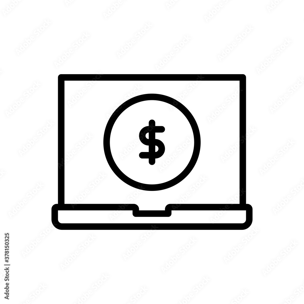 online payment icon vector illustration