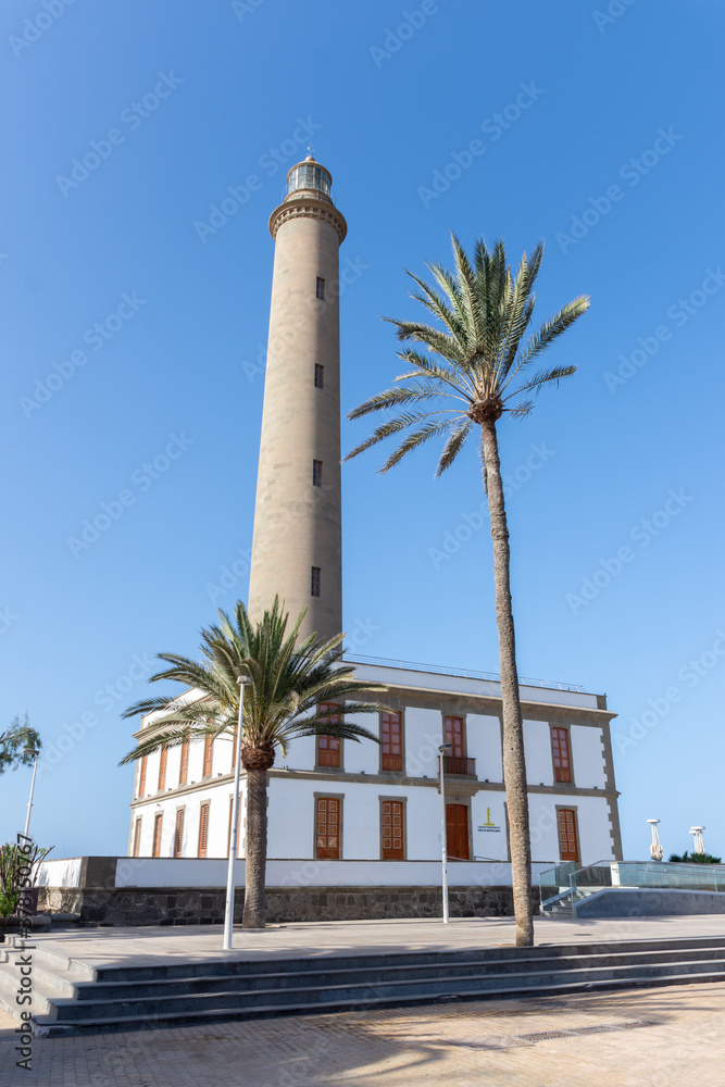 Maspalomas lighthouse in Gran Canaria