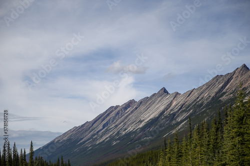 Landscapes of the Rocky Mountains in Jasper National Park