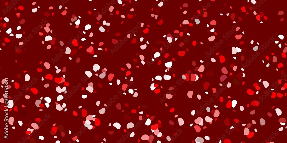 Light red vector pattern with abstract shapes. Light red vector pattern with abstract shapes.