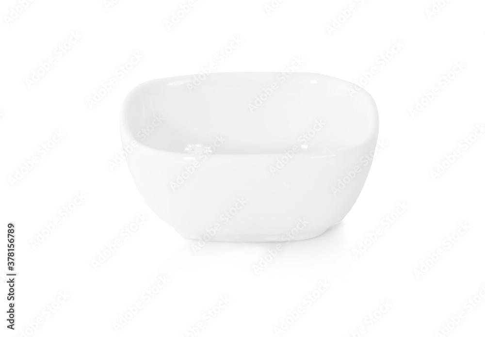 White ceramic bowl isolated on white background White ceramic bowl isolated on white background