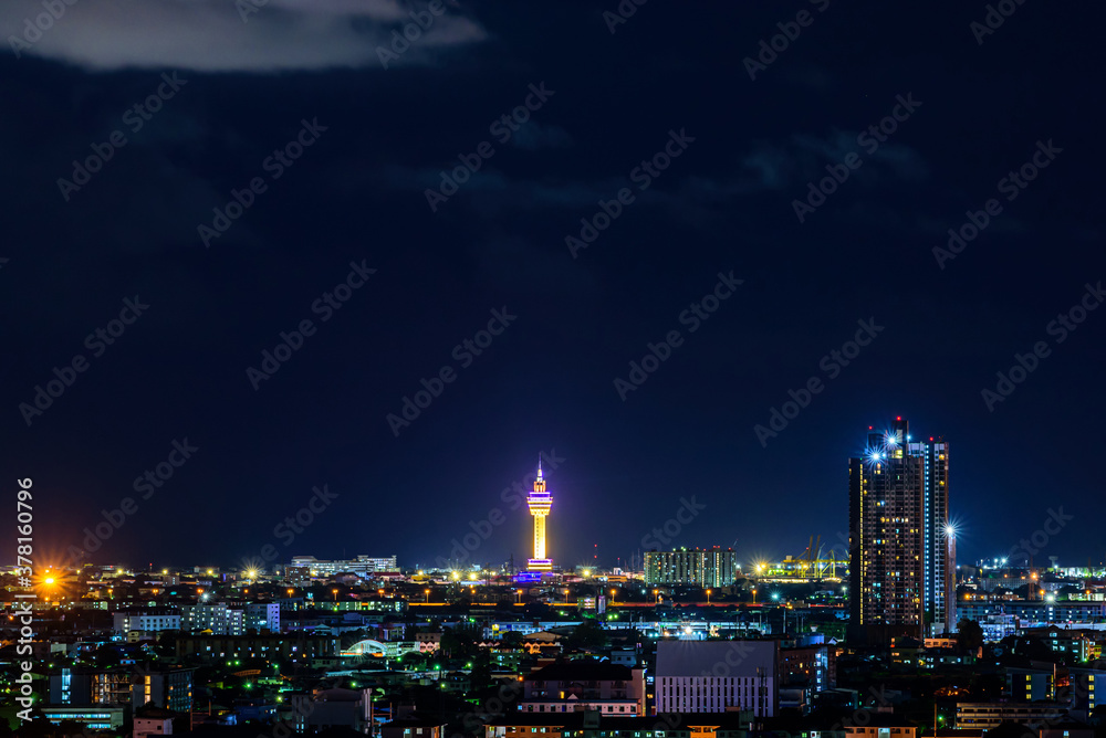 Fototapeta premium night cityscape