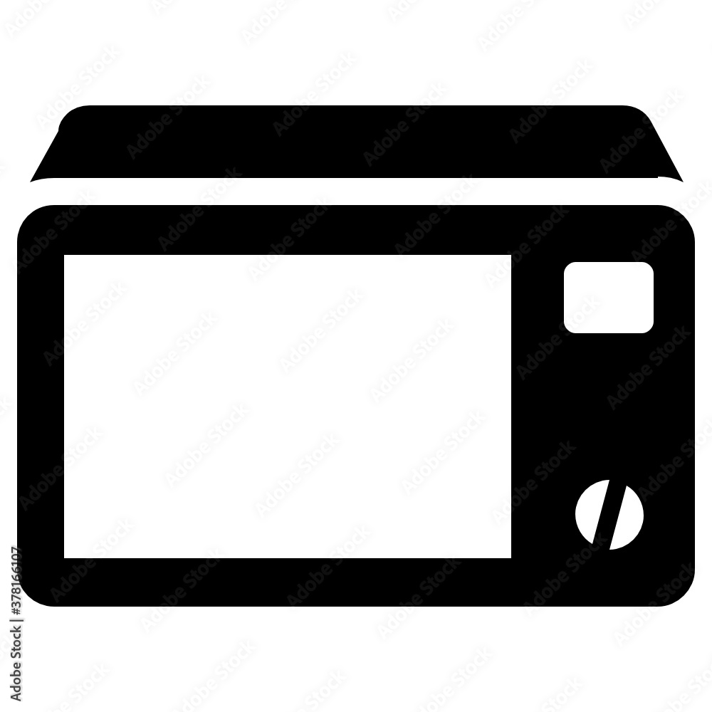 Microwave oven icon in flat vector
Microwave oven icon in flat vector