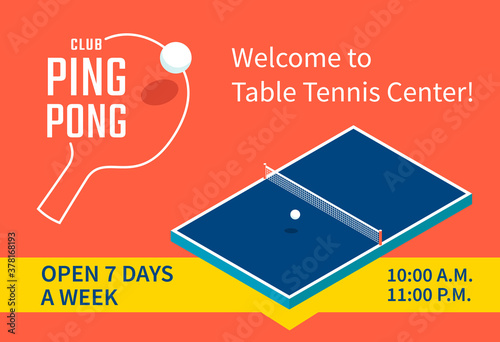Table tennis banner