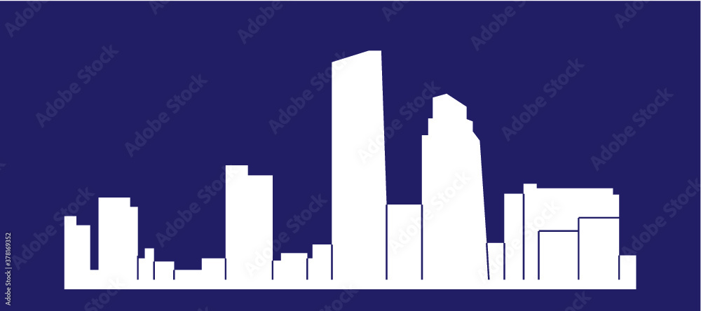 Fototapeta premium Corpus Christi, Texas ( city silhouette )