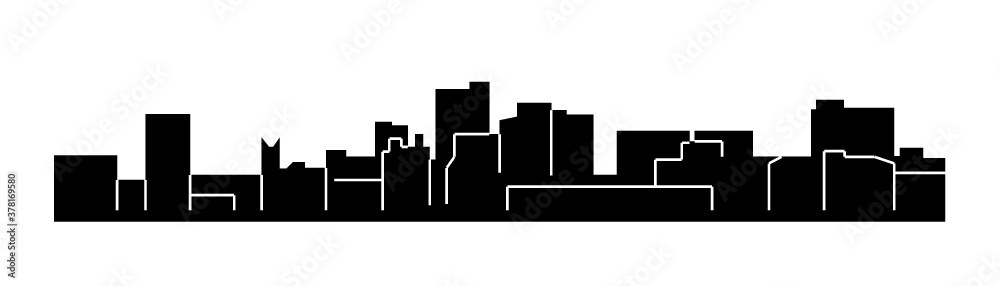 Lubbock, Texas ( city silhouette )