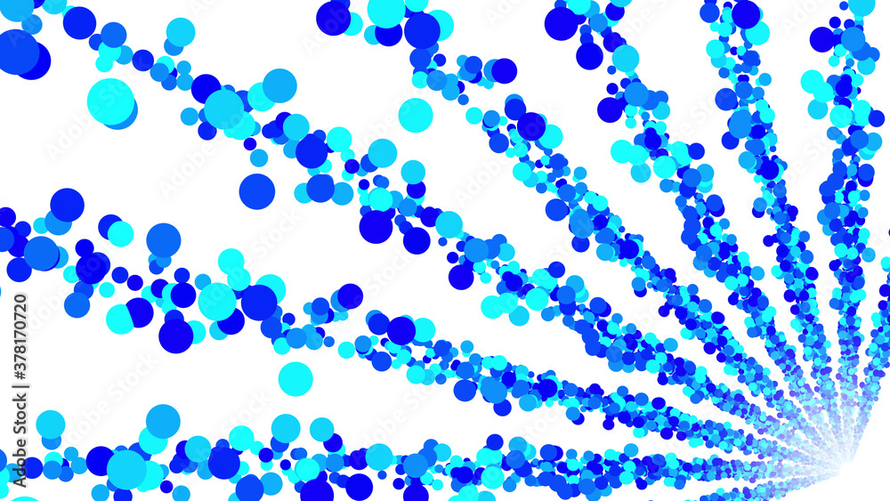 Colorful radial dot milky way radiant road white abstract 3D illustration background. Colorful radial dot milky way radiant road white abstract 3D illustration background.