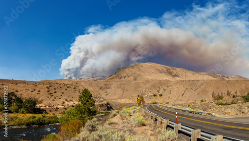 Wildfire On a Hill North of Naches, Washington, September 2020 © John Chedsey