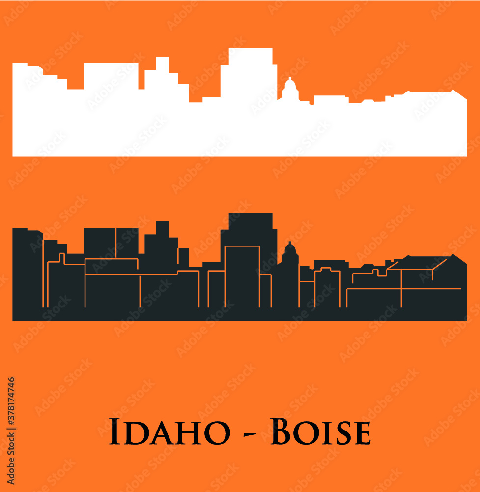 Boise, Idaho ( city silhouette )