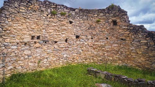 ruins of kuelap fortress in chachapoyas peru turistic place