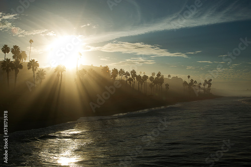 View of the San Clemente Hills during sunrise photo