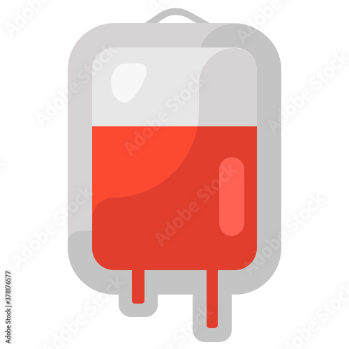 
Blood bag for intravenous transfusion therapy, blood drip 
