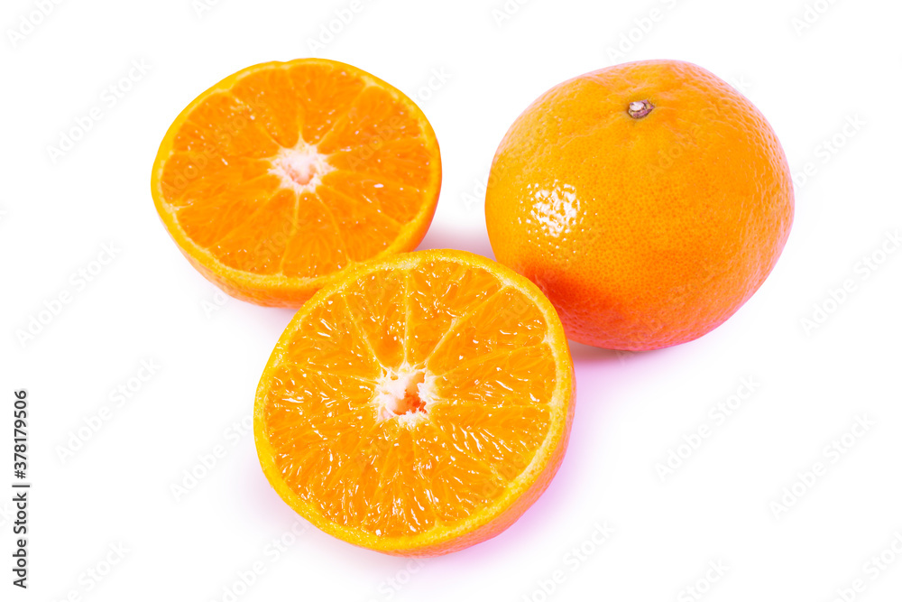Fresh orange isolated on white background with clipping path Fresh orange isolated on white background with clipping path