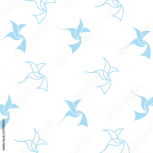 bird abstract pattern. geometry fly bird background © Lioner