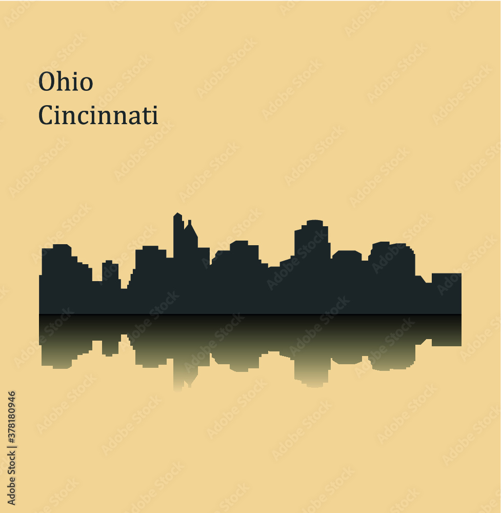 Cincinnati, Ohio ( city silhouette ) Cincinnati, Ohio ( city silhouette )