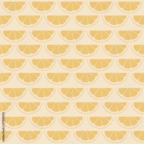 Seamless repeating pattern of lemons
