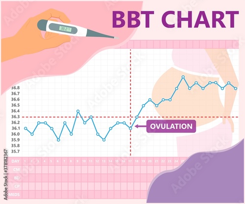 BBT chart basal body day get IUD sex care date plot stop test birth cycle first graph level mucus paper patch phase tract Corpus detect family health luteal luteum method mother record consult period