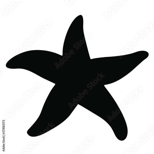 Fototapeta Vector image of a starfish