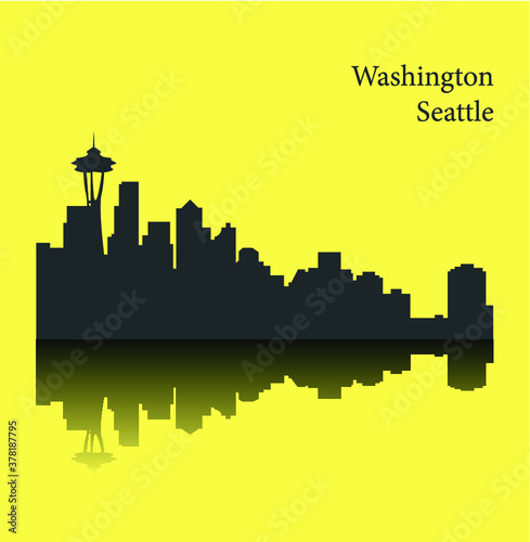 Seattle, Washington ( city silhouette )