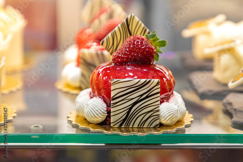 Strawberry Cake Art photo