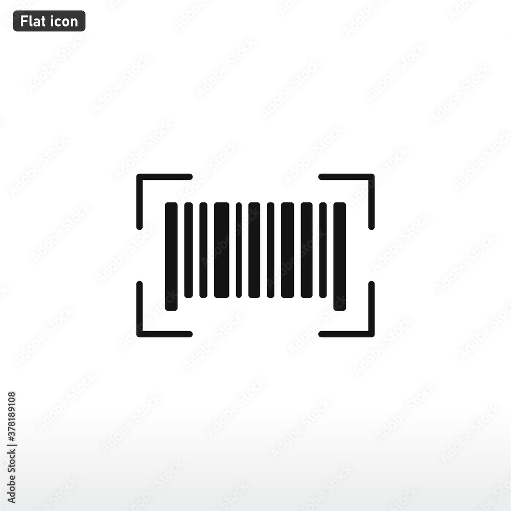 Bar Code icon vector . Barcode sign Bar Code icon vector . Barcode sign