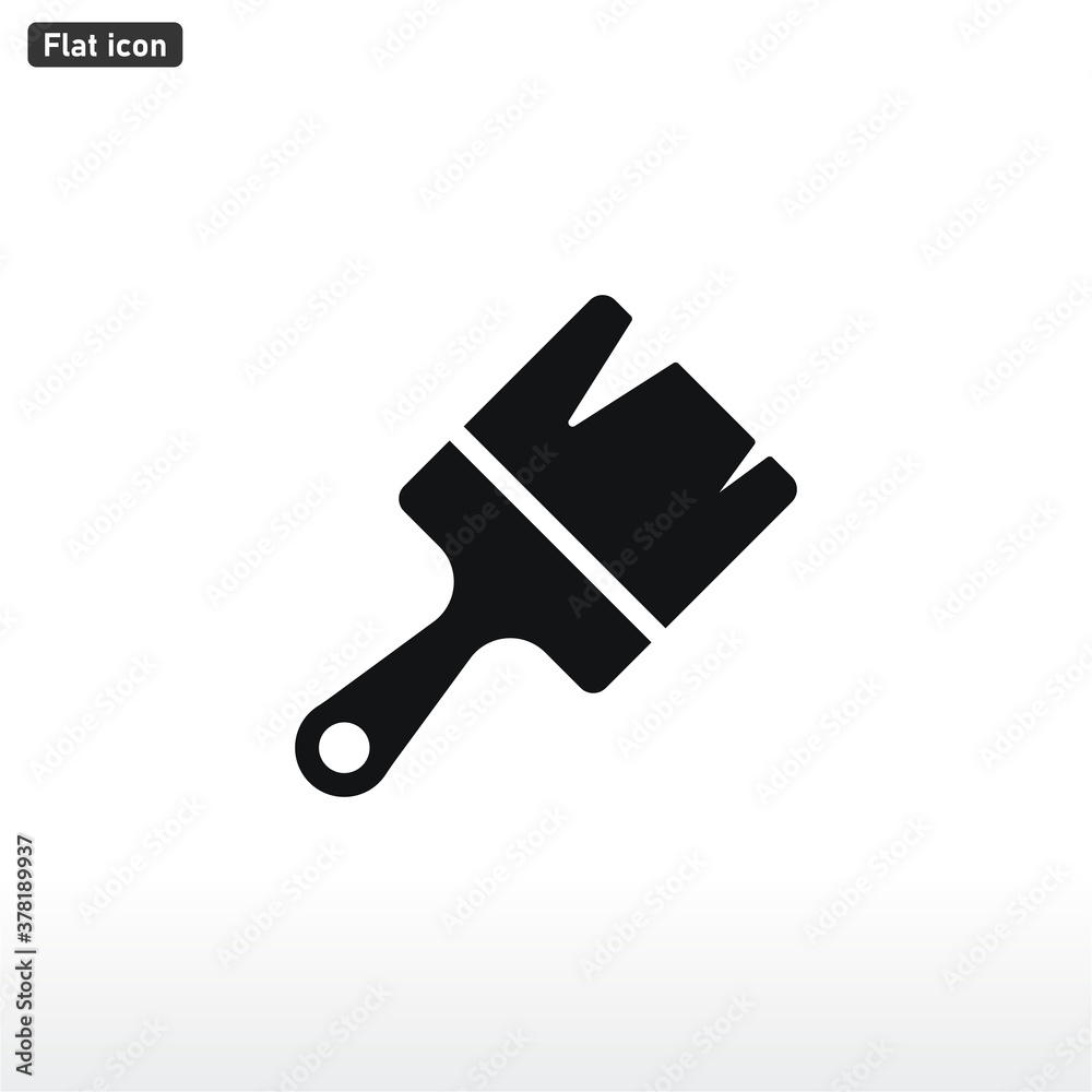 Paint Brush icon vector . Paint sign Paint Brush icon vector . Paint sign