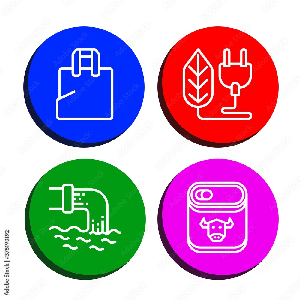 recycling simple icons set recycling simple icons set