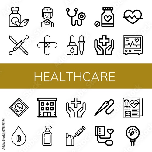 Set of healthcare icons