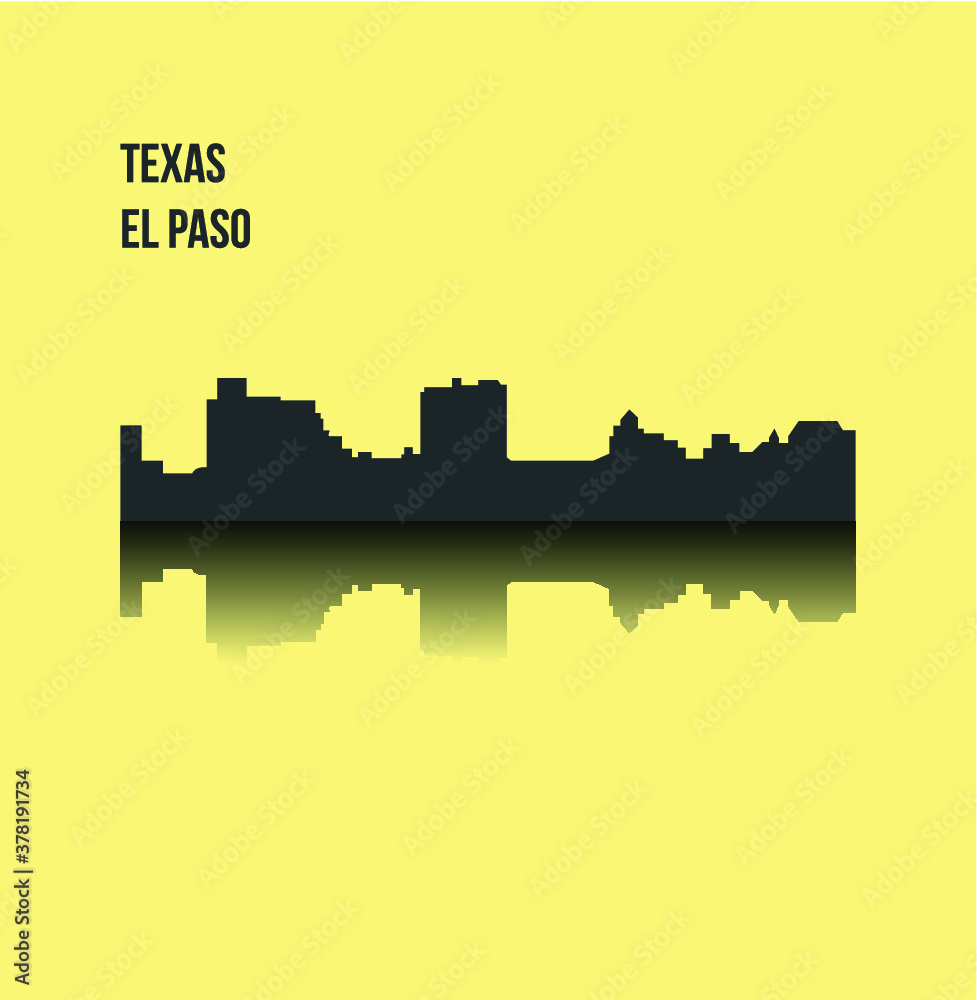 El Paso, Texas ( city silhouette ) 