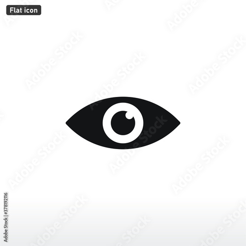 View icon vector . Eye sign