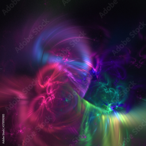 Computer generated fractal abstract background