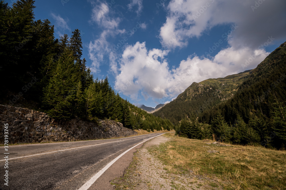 Mountain view of Carpathian mountain, Fagaras