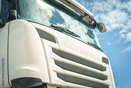 Underneath view of cabin truck