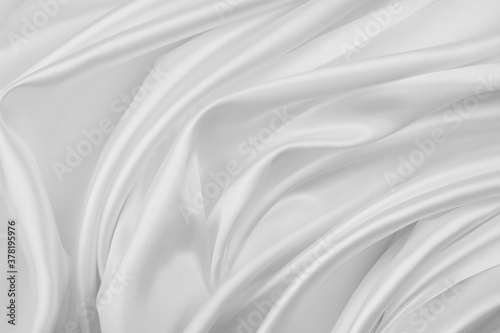 White silk fabric lines