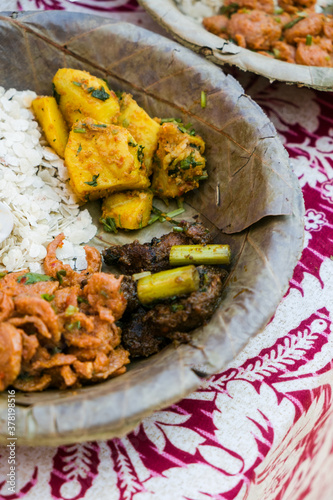 Street food in Nepal photo