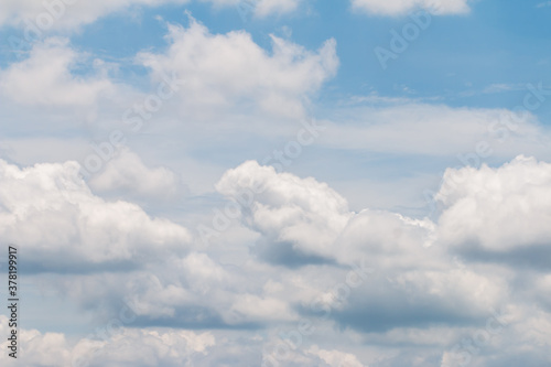 Obraz na płótnie Group of cloud in the sky w salonie