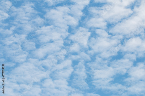 Obraz na płótnie Group of cloud in the sky w salonie