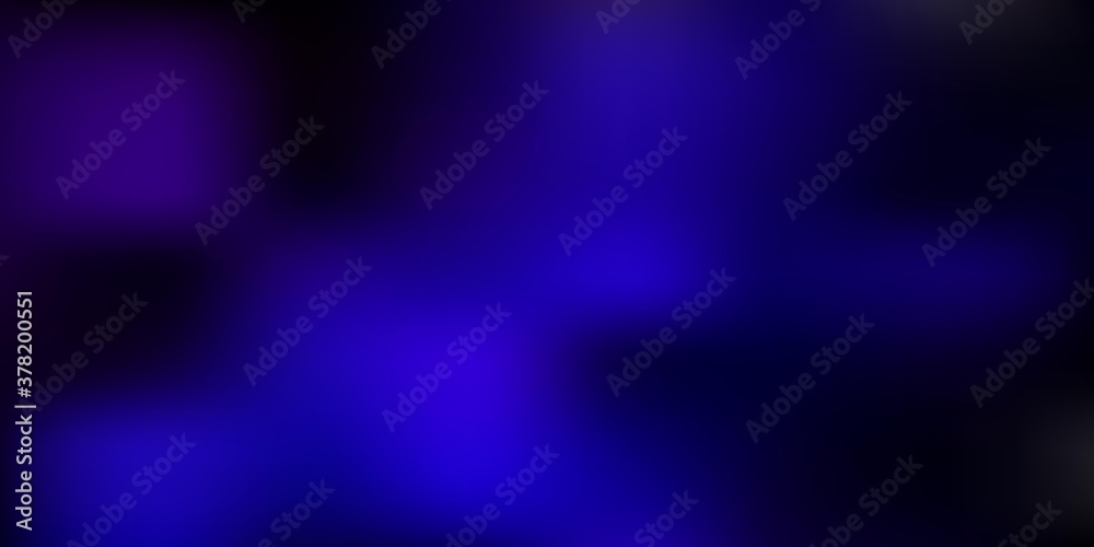 Dark pink, blue vector gradient blur layout.