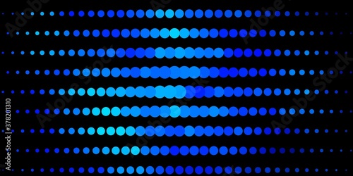 Dark BLUE vector layout with circle shapes. Abstract illustration with colorful spots in nature style. New template for a brand book.