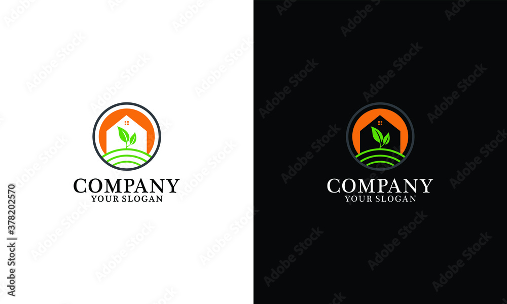 House care,house logo,home logo,eco,green,vector logo template House care,house logo,home logo,eco,green,vector logo template