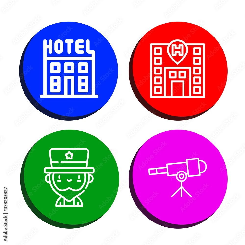 stars simple icons set