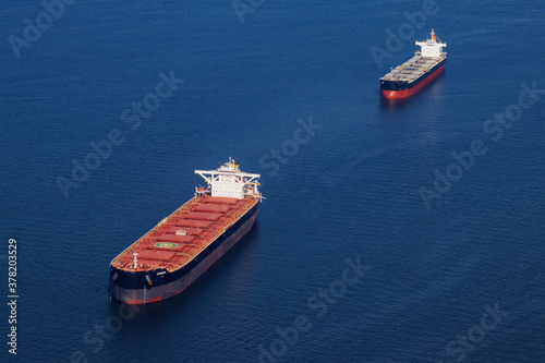 ship in the harbor