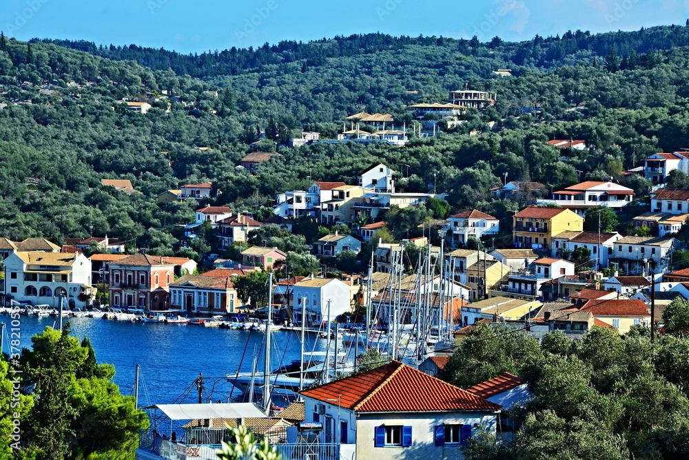 Greece,island Paxos-view of the town Gaios