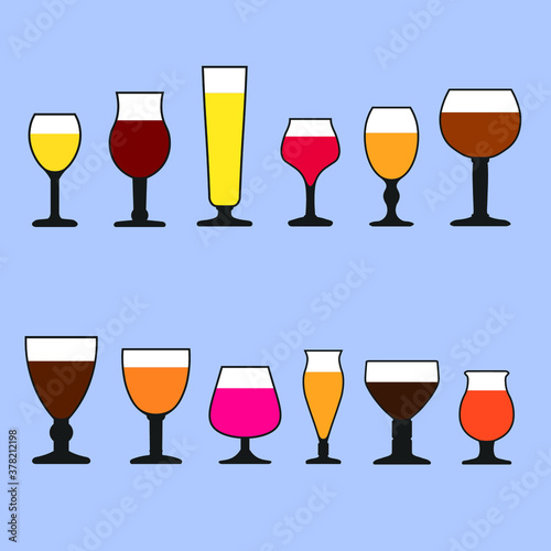 Belgian Beer Glass Sampler