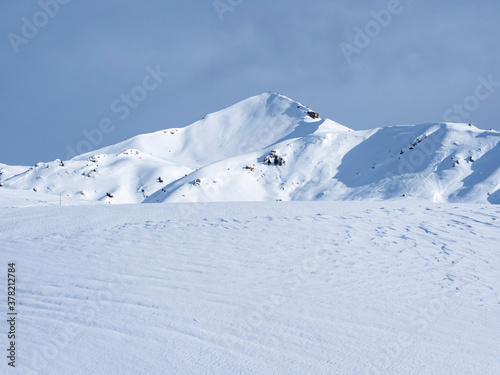 snow covered mountains © Nikokvfrmoto