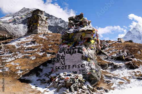 Scott Fischer memorial in Nepal