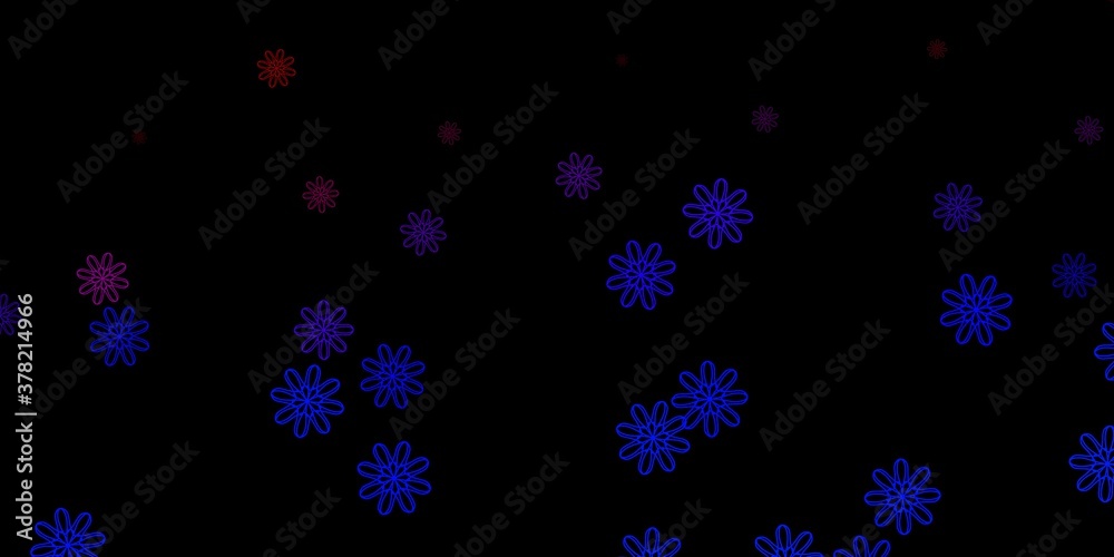 Dark Blue, Red vector background with random forms. Dark Blue, Red vector background with random forms.