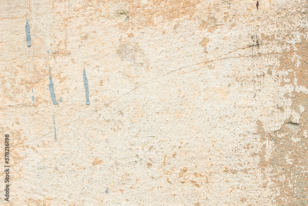 Background grey old rusty plastered wall