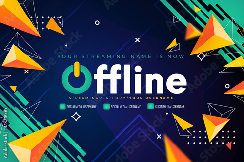 Offline streaming banner template